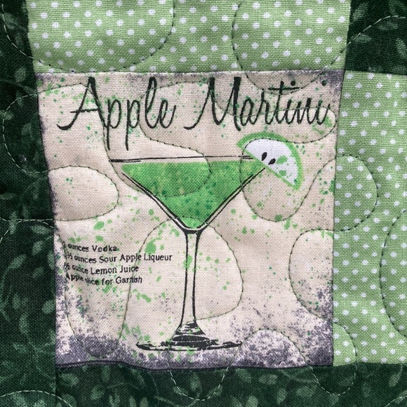 Quilt handmade apple martini - Picture 3 of 5
